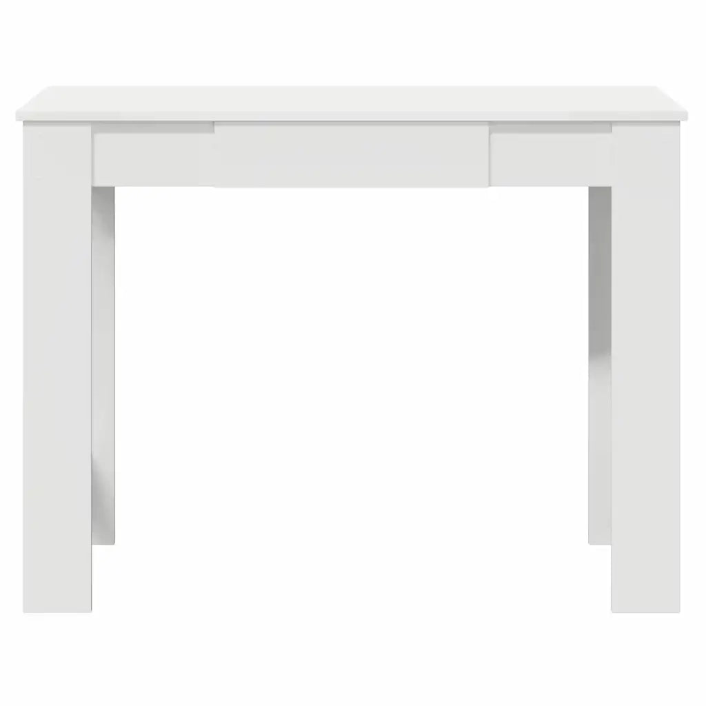 Scrivania Bianca 100x45x75 cm in Legno Multistrato 860427