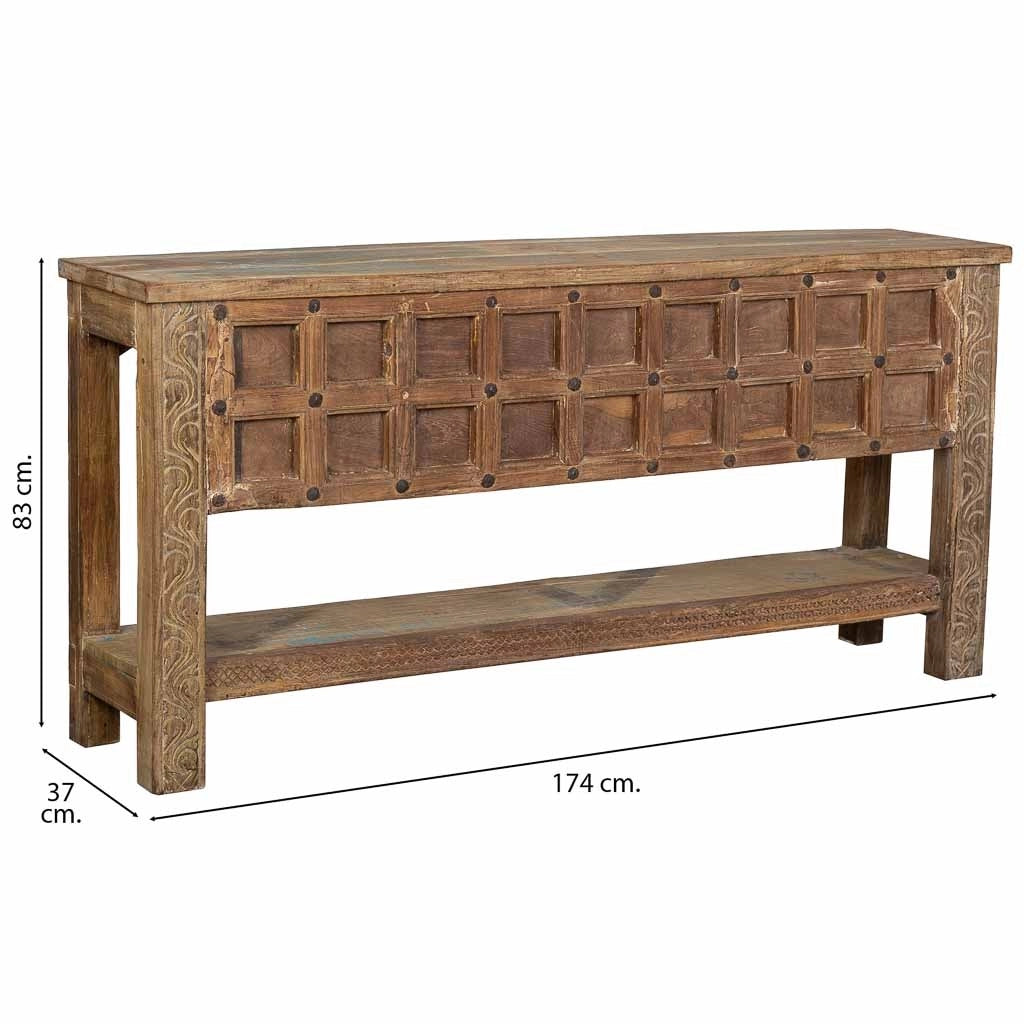Mobili d'ingresso in legno marrone 174x37x83