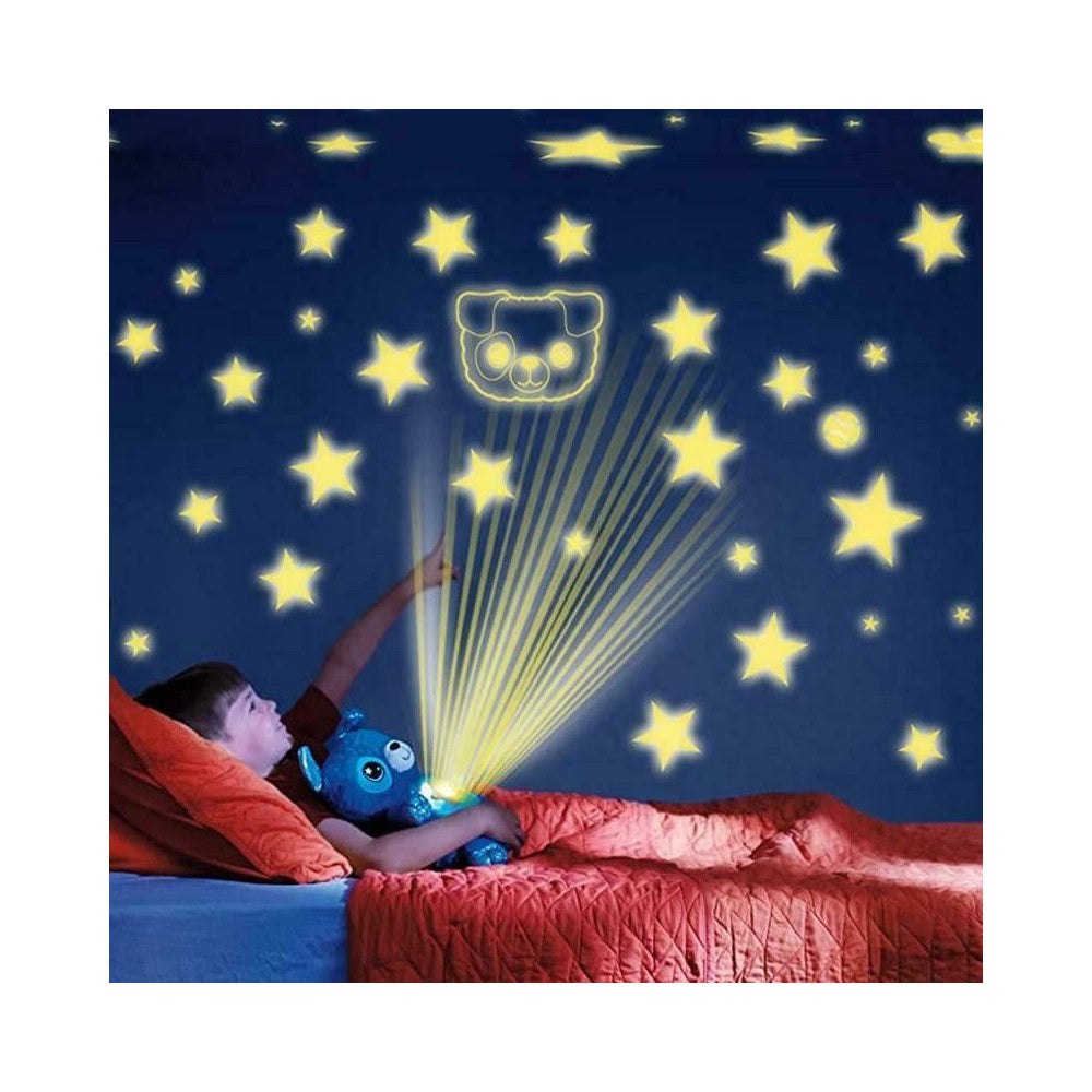 Trade Shop - Orsacchiotto Di Peluche Con Proiettore Stelle Luce Per Cameretta Cielo Stellato -
