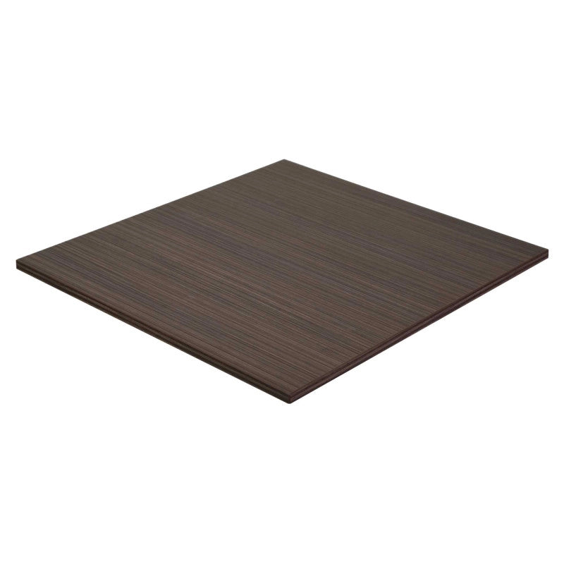Top tavolo nobilitato noce moderno quadro cm 80x1,8x80