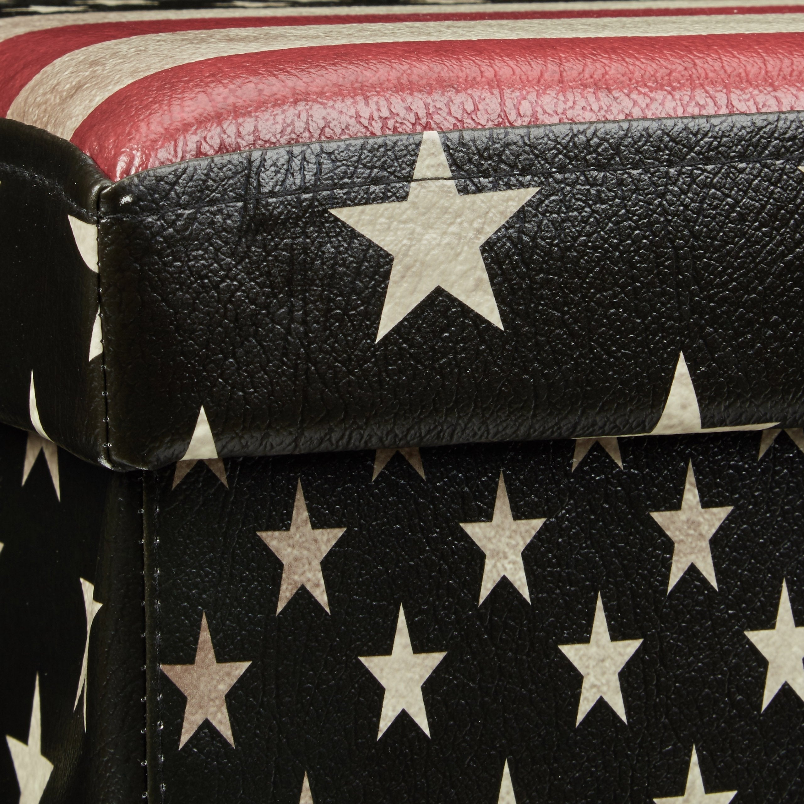 Sgabello pieghevole contenitore panca pieghevole 38 x 38 cm USA multicolor 3013093