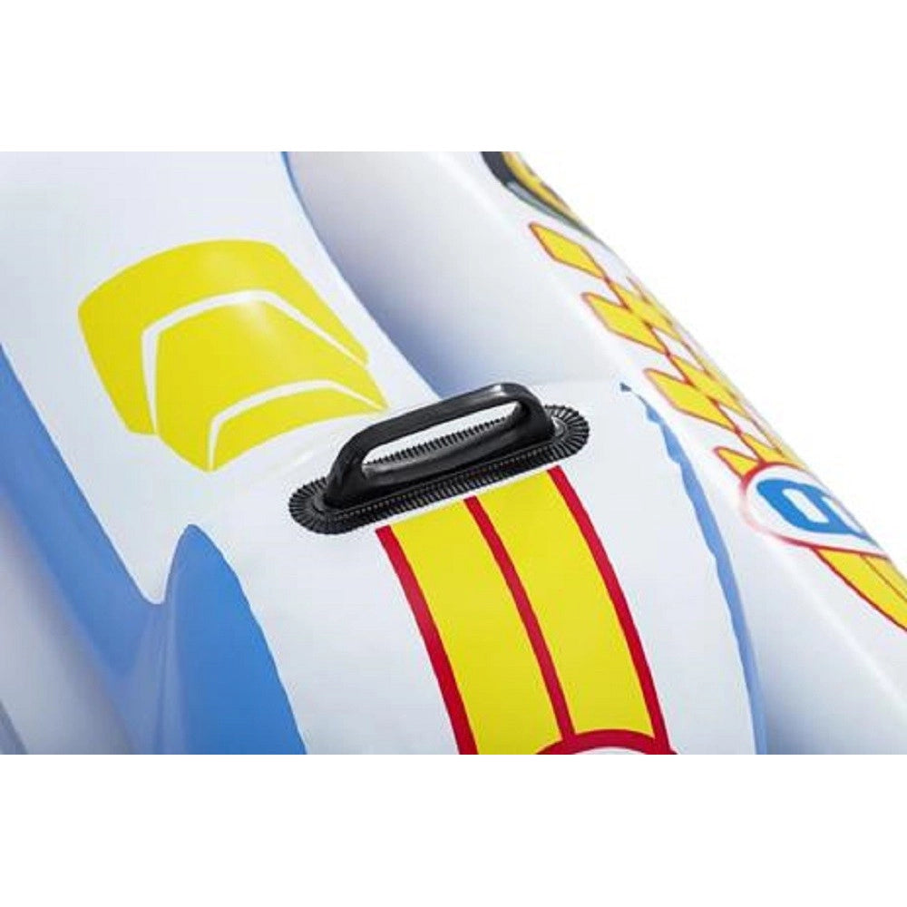 Trade Shop - Cavalcabile Auto Sportiva 110x75cm Galleggiante Piscina Spiaggia Gonfiabile 41480 -