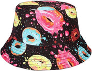 Cappello da Pescatore in Stile Hip-Hop - Misura 55-58 cm - Cappello con Fondo Reversibile - Unisex