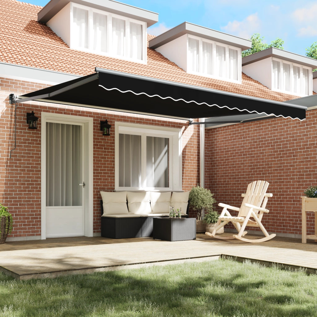 Tenda Retrattile Automatica  Nera 400x300 cm