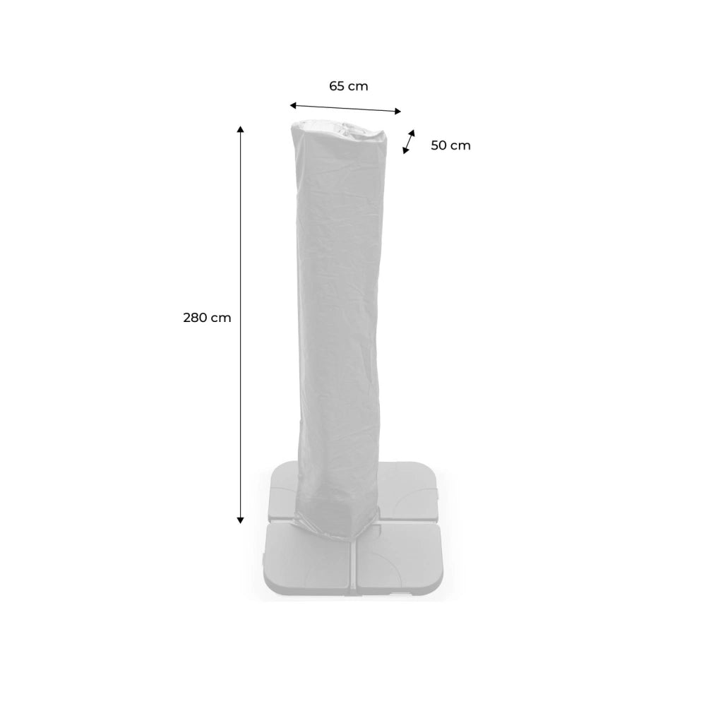 Telo parasole 3x4m, nero