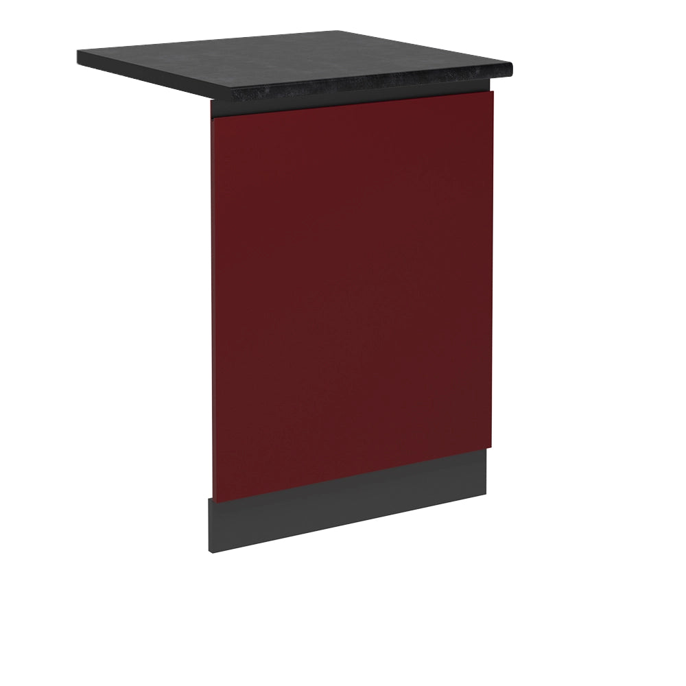 Pannello frontale della lavastoviglie R-Line Rosso/Antracite 60 cm J-Shape, PL Antracite Vicco