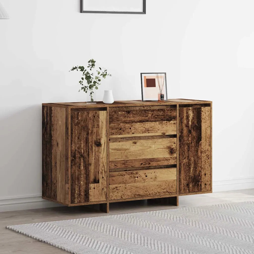 Credenza | Madia | Buffet da pranzo | Armadio da pranzo Legno vecchio 120 x 41 x 75 cm Legno multistrato