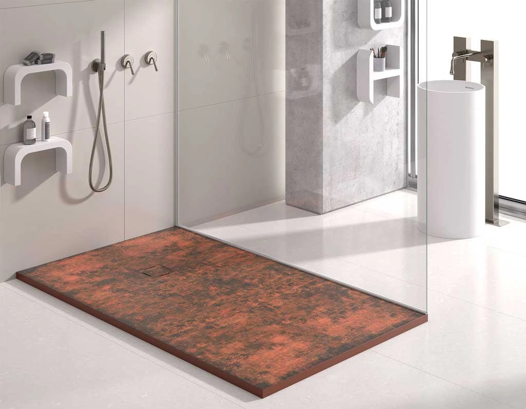 PIATTO DOCCIA MODELLO 3D - 140 X 90 - COLORE OXIDO