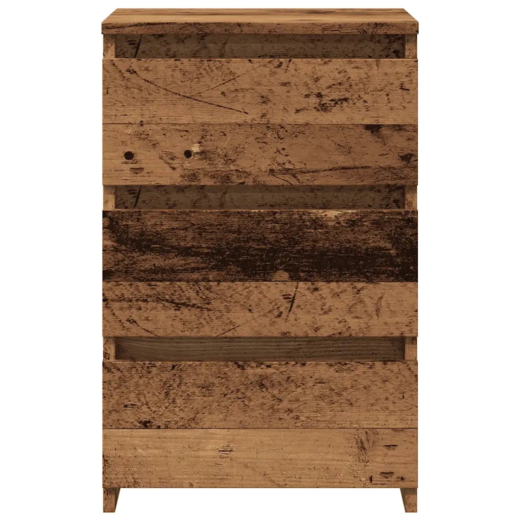 Comodino Legno Antico 40x35x62,5 cm in Legno Multistrato 856522