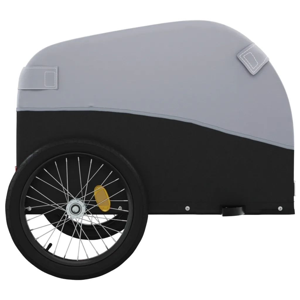 Rimorchio da Bici Nero e Grigio 45 kg in Ferro CFW4185055