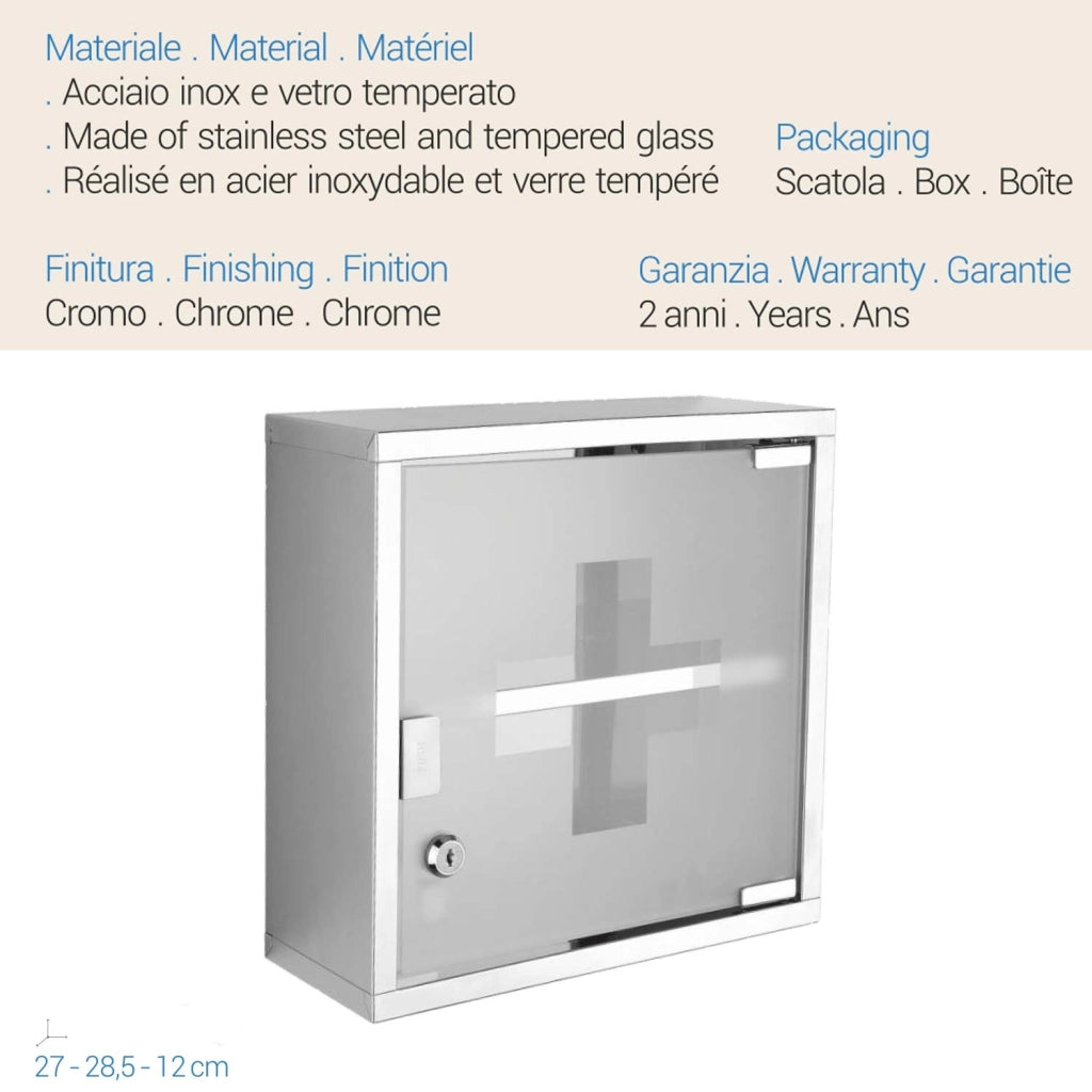 Armadietto con Chiave 27x28 5 Cm mod. Mayday