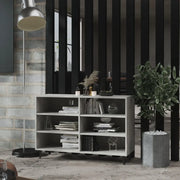 Credenza-Buffet-Armadio da cucina Grigio Cemento 103,5x35x70 cm in Legno Multistrato 962407