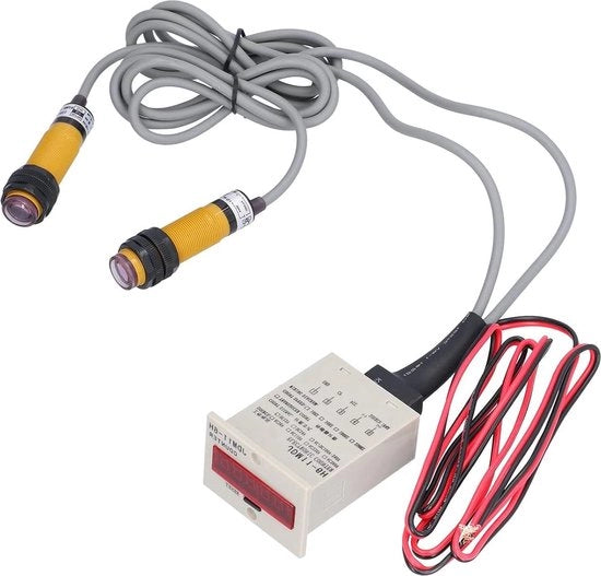 Contatore elettronico a LED 6H con display digitale inductive a tre modalità di conteggio - installazione.
