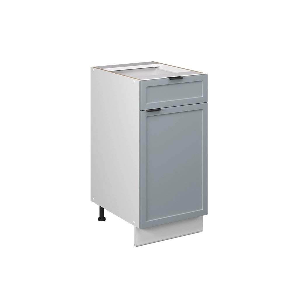 Vicco Mobiletto base per cucina Blu-grigio chiaro 40 cm senza piano di lavoro