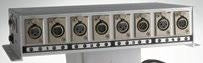 SPLITTER-DMX-4 SPLITTER DMX 6W XLR 3X4PCS XLR 5X4PCS 27,7X14,5X7CM