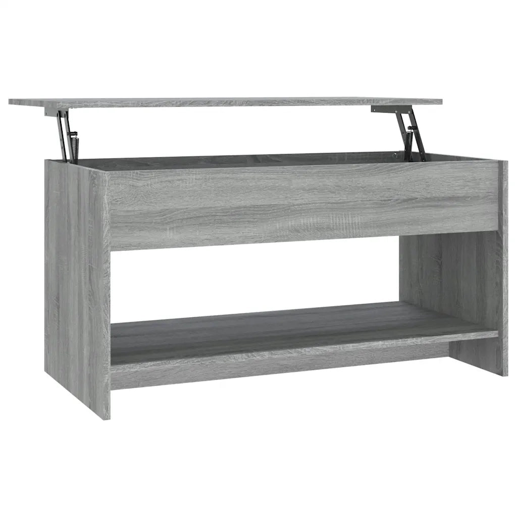 Tavolino salotto | Tavolino da caff¨¨ | Tavolino da Soggiorno Grigio Sonoma 102x50x52,5 cm Legno Multistrato