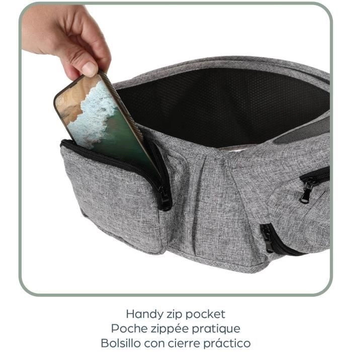 Marsupio porta-bambini - DREAMBABY - Up & Go - Grigio