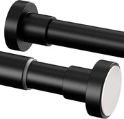 Regolatore di altezza senza fori - regolabile - 1 pezzo - nero - 102-208 cm
