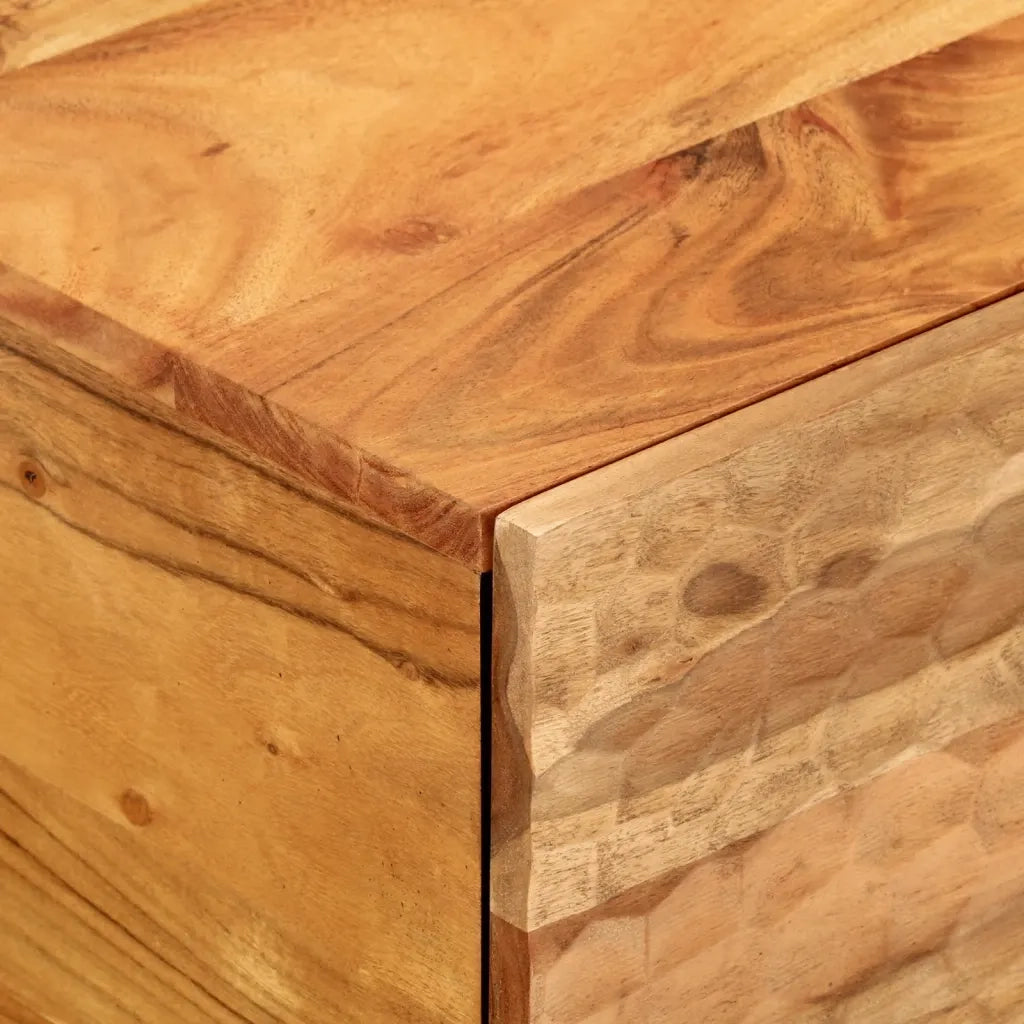 Tavolino 100x54x40 cm in Legno Massello di Acacia