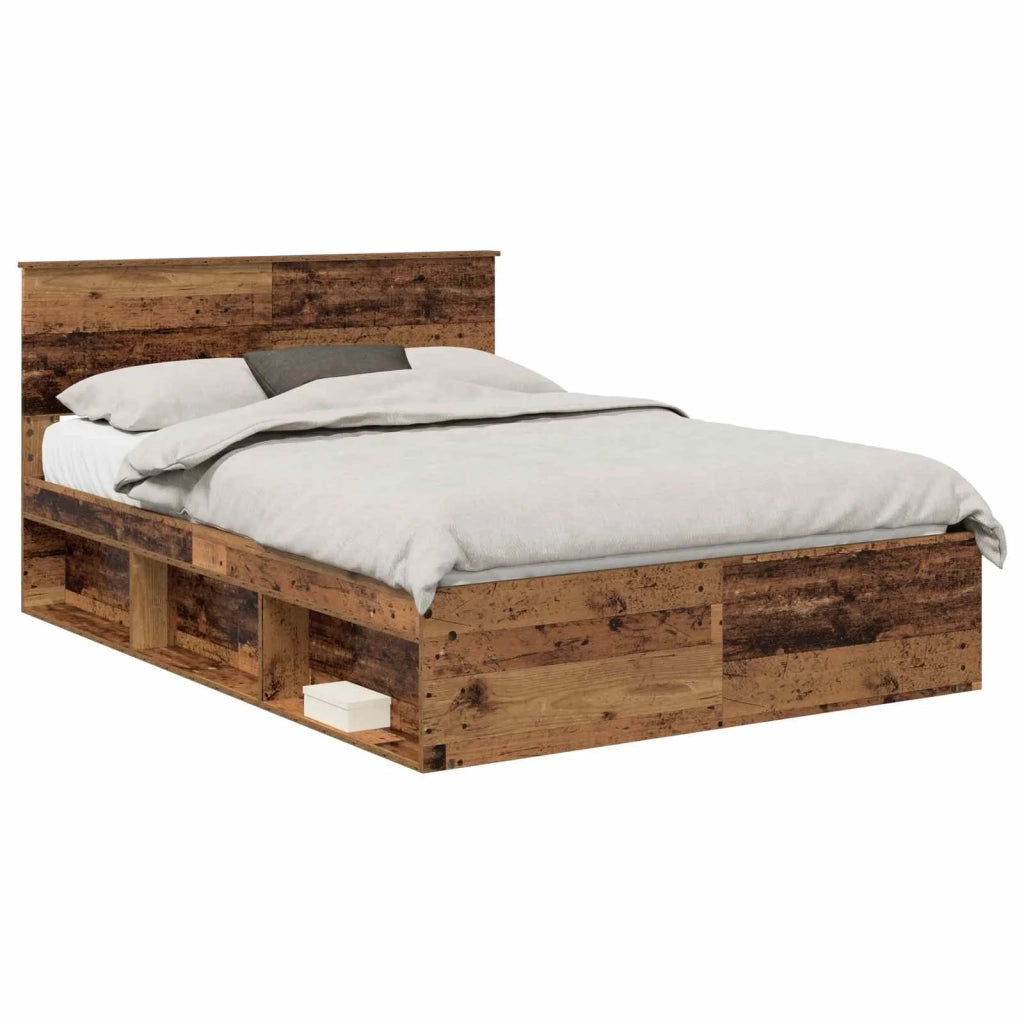 Struttura del letto Legno vecchio 140 x 190 cm Pino massello 3410607
