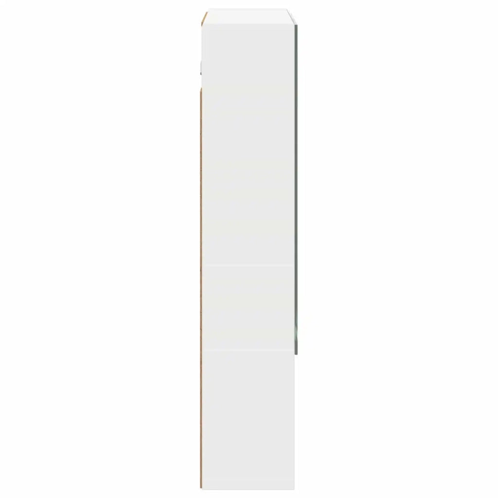 Mobiletto per specchio da bagno Bianco 60 x 14.5 x 70 cm