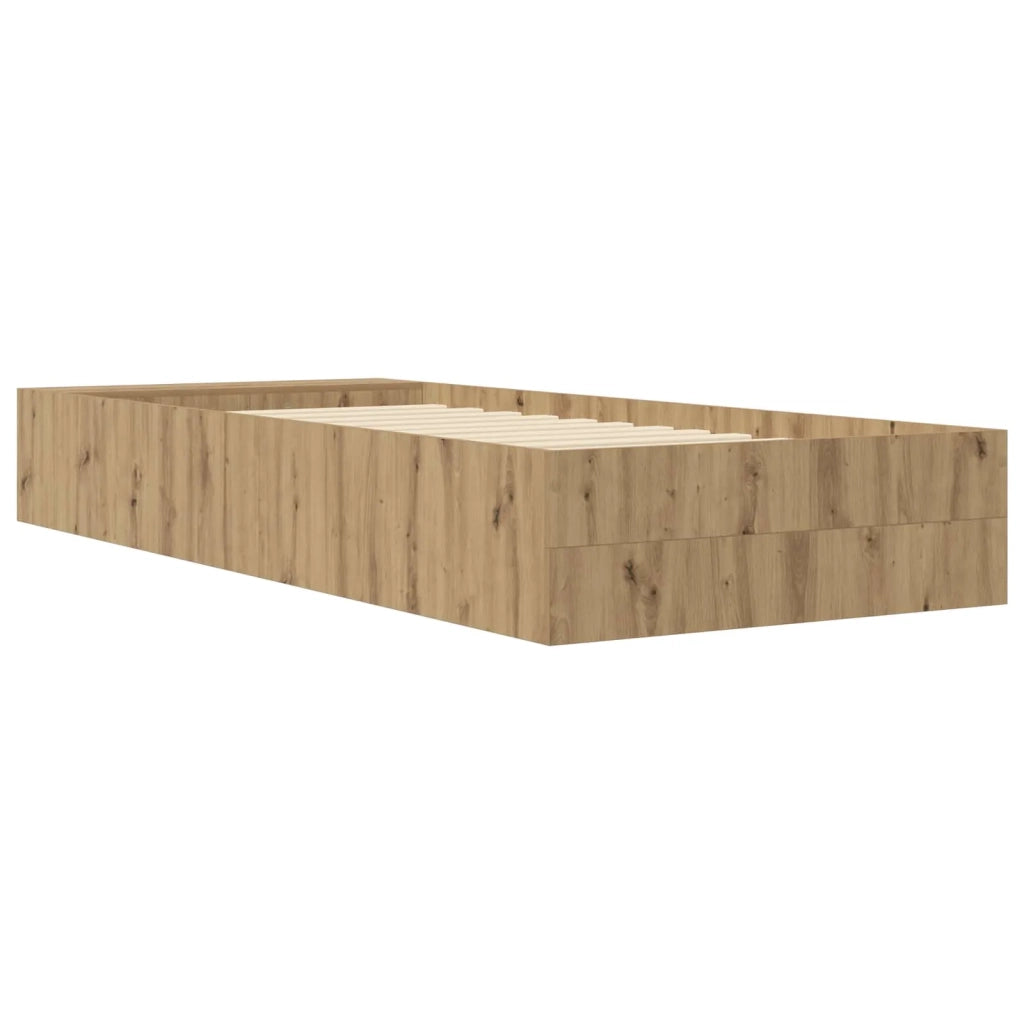 Telaio del letto con storage Rovere Artigianale 80 x 200 cm 3429564
