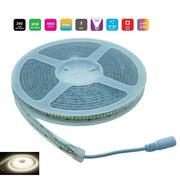 Trade Shop - Striscia Led 24v Impermeabile Ip65 Con 1200 Led Luce Naturale 4000k Da 45 Watt -