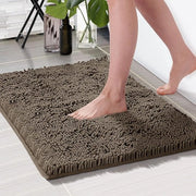 Pavimento antiscivolo per bagno, mattonella assorbente, 50 x 80 cm, marrone, 1 pezzo