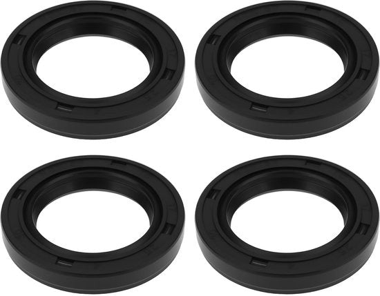 Anello di sigillatura 17 × 25 × 4mm - 4 pezzi - Materiale NBR - Sigillatura per motori - Sigillatura per cambio - Sigillatura efficace - Anello di sigillatura