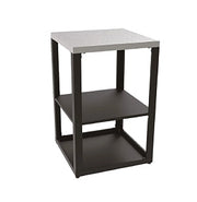 Mobile Cucina da Esterno Scaffale Unità Angolo Milano 60,7x60,7x94 cm Ripiano Superiore in Acciaio Inox Nero