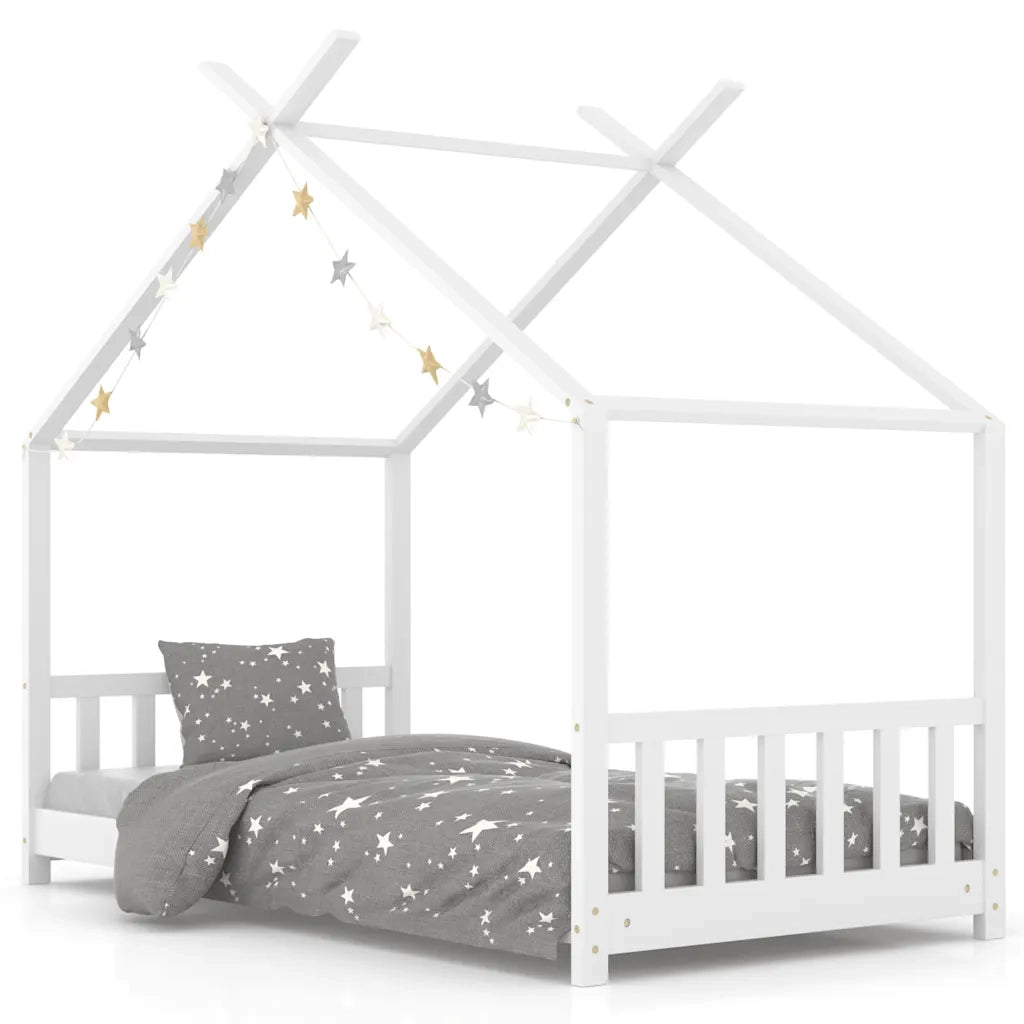 Giroletto per Bambini Bianco in Massello di Pino 70x140 cm 283367