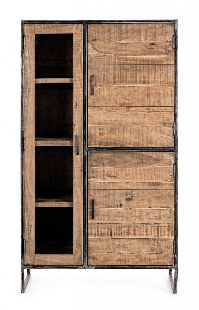 Mobile con Vetrina 3 Ante 90x40x160h cm Elmer