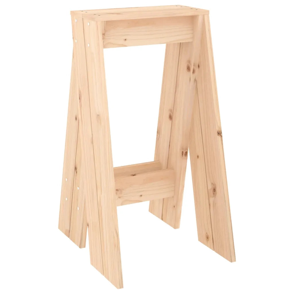 Sgabelli 2 pz 40x40x75 cm in Legno Massello di Pino 823669