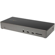 Startech.com dock usb type c - docking station usb c con triplo monitor 4k - power delivery 100w - dp 1.4 alt mode & dsc, 2x displayport 1.4/hdmi 2.0 - 6xusb (2x 10gbps) - windows/chrome - DK31C2DHSPDUE