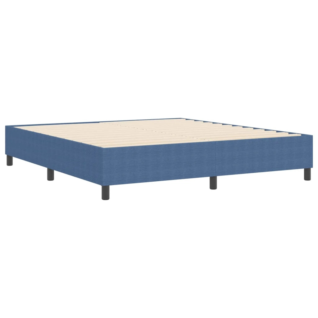 Struttura letto piattaforma Blu 180 x 200 cm Tessuto in Cords 3337425