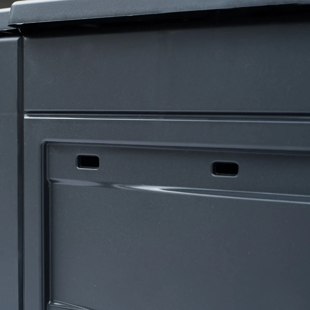 Compostiere per Giardino 2 pz Grigio 60x60x73 cm 520 L CFW7471818