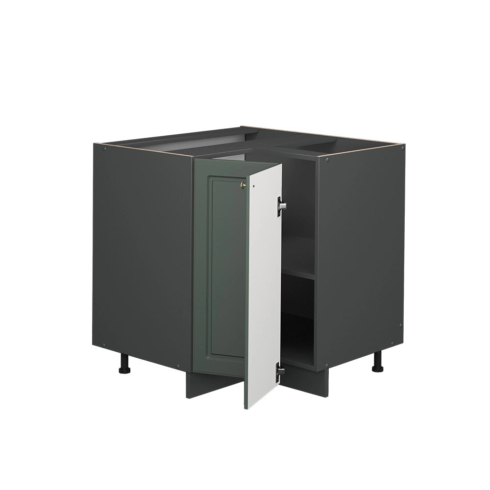 Mobile ad angolo cucina Fame-Line Verde-oro rustico/Antracite 80.5 cm, PL Antracite Vicco