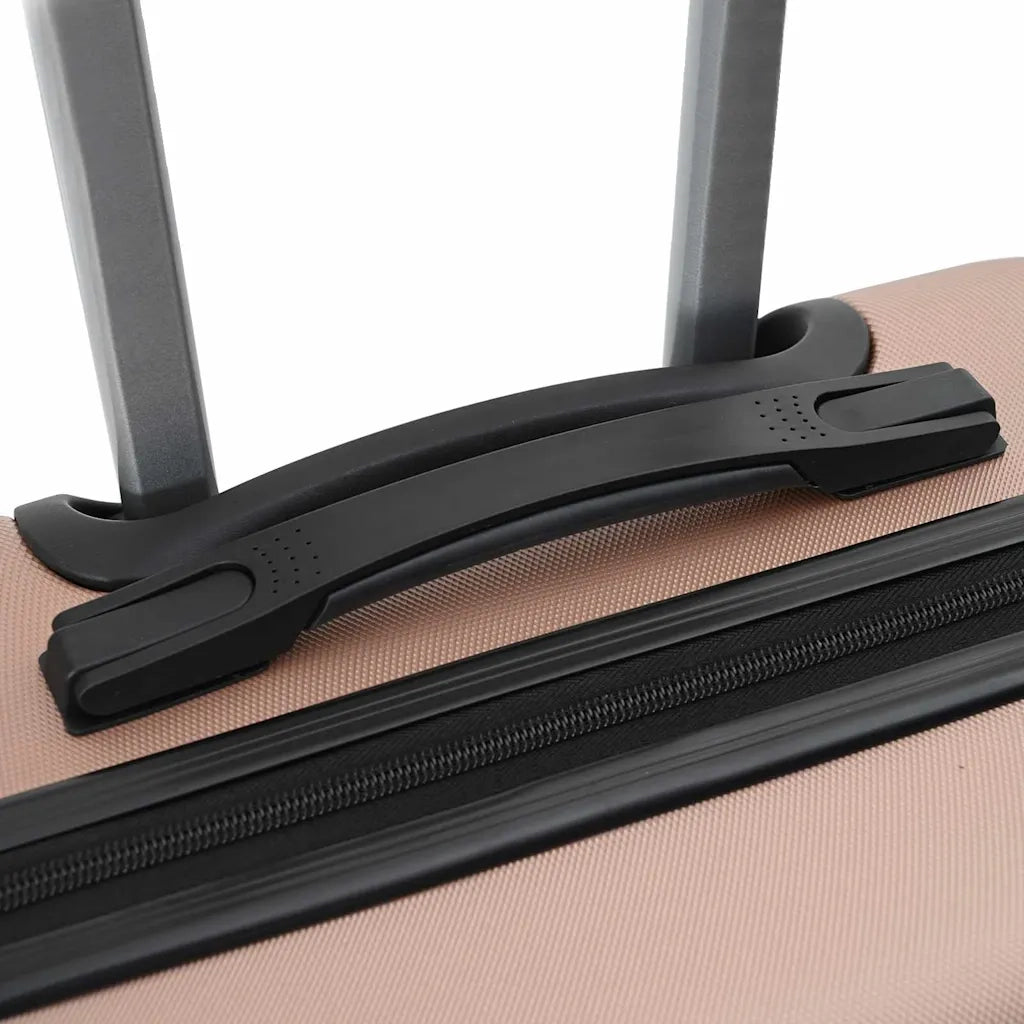 Valigia con blocco 3 pz Oro rosa 50 x 31 x 78 cm Plastica ABS CFW3293423