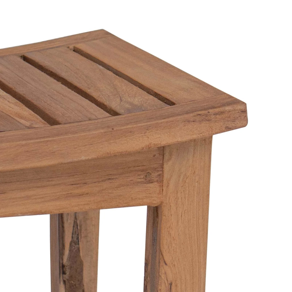 Tavolo Laterale da Bagno Naturale 50 x 35 x 45 cm 42024273