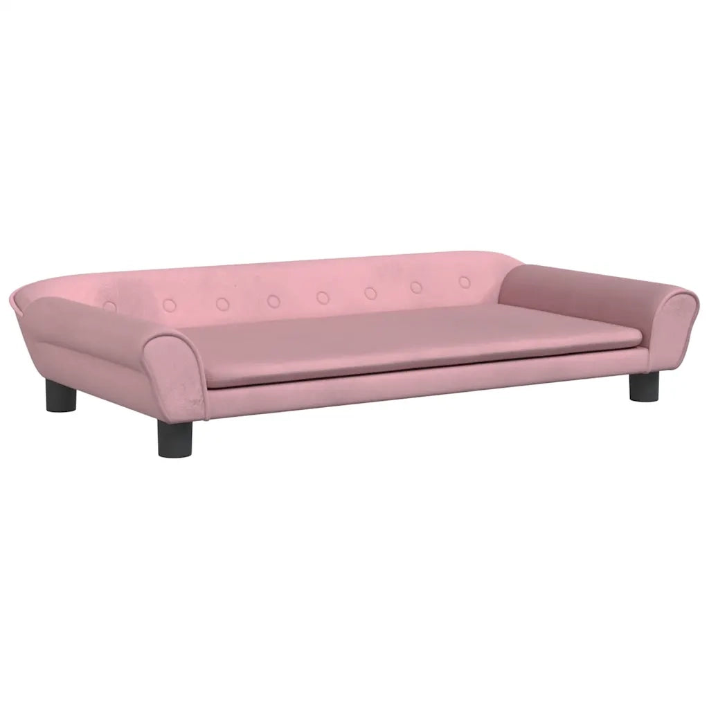 Divano | Divano da soggiorno | Sofa per Bambini Rosa 100x50x26 cm in Velluto