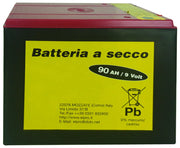 BATTERIE A SECCO 130AH 9V PER ELETTRIFICATORE E RECINZIONI ELETTRICHE