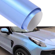 Foglia Autofolie Kameleon Effetto - Luccicente Blu/Grigio - Autoadesiva - Impermeabile - 30 x 152 cm - Canali d'Aria - Foglia di Avvolgimento