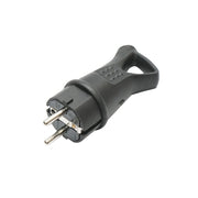 Spina schuko in gomma 250V, 16A con impugnatura e messa a terra IP44