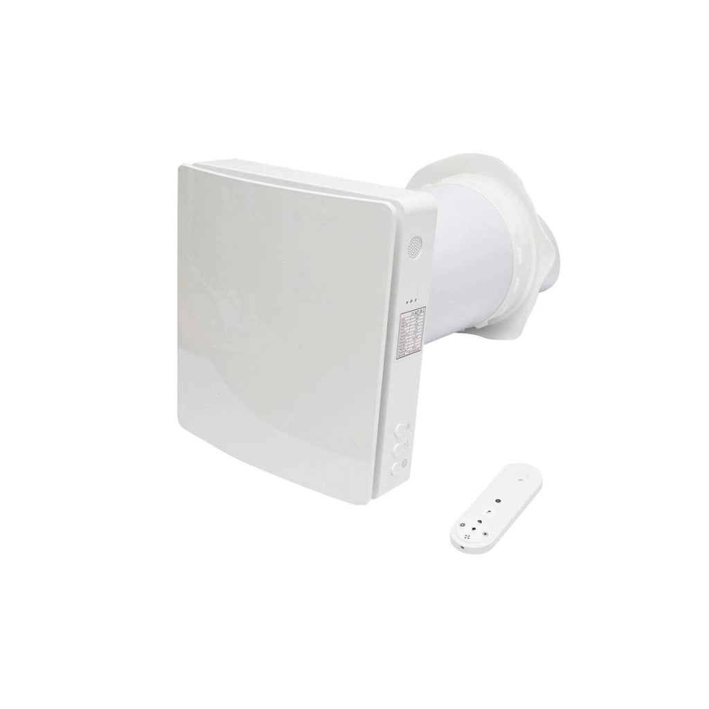 Ventilatore con recupero di calore per 1 stanza, montaggio a parete, 50 m³/h, 7.8W, Wi-Fi, 220V, AV-TTW5-W
