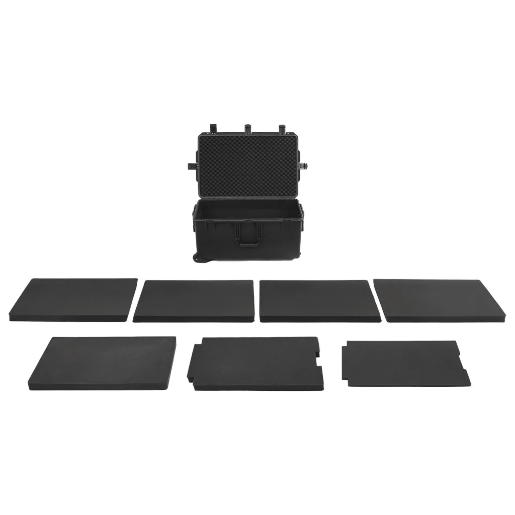 vidaXL Valigetta da Volo Portatile Nera 79,5x52x39 cm in PP