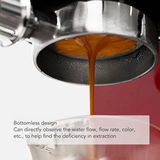 58mm Filtro a Sacco in Acciaio Inossidabile Senza Base Doppio Becco -  Gaggia Classic (E Classic Rosewood)