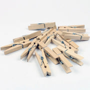 Trade Shop - 45pz Molletta 2.5mm Legno Bomboniere Biglietti Laurea Compleanno Decorazione Foto -