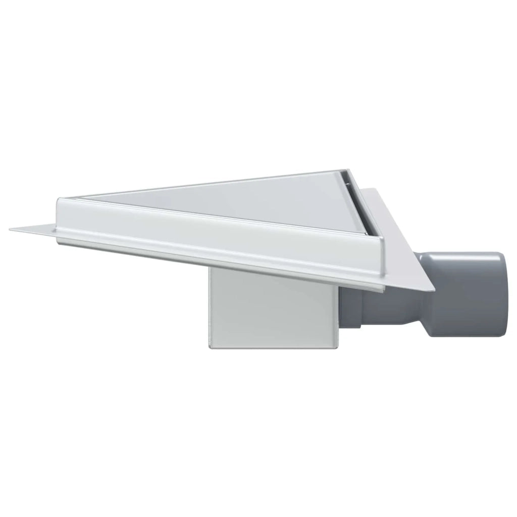 Scarico Doccia Triangolare 2 in 1 Argento 32 x 32 x 7,5 cm 42015936