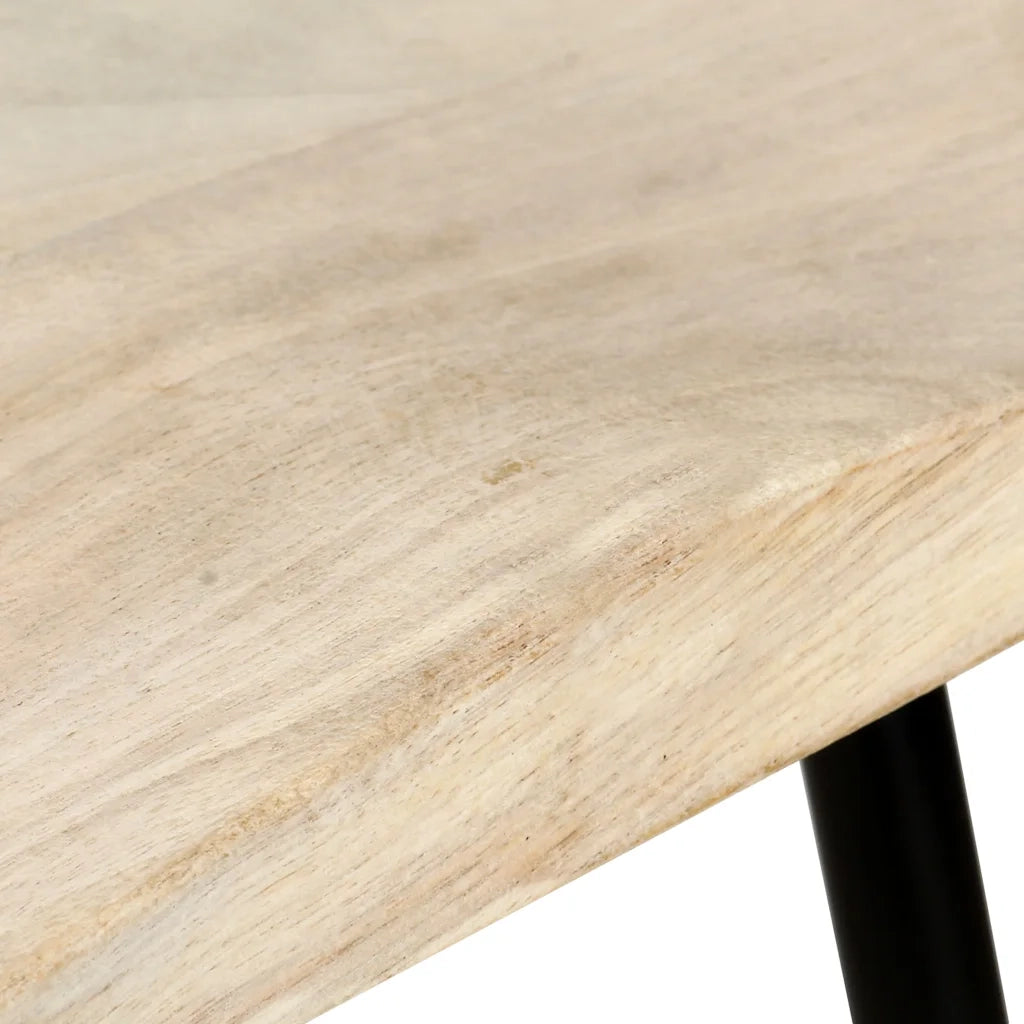 Sgabelli da Bar 2 pz in Legno Massello di Mango cod mxl 61907