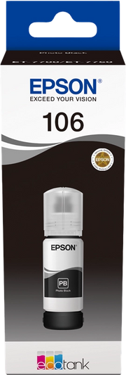 Epson 106 EcoTank Photo Black ink bottle